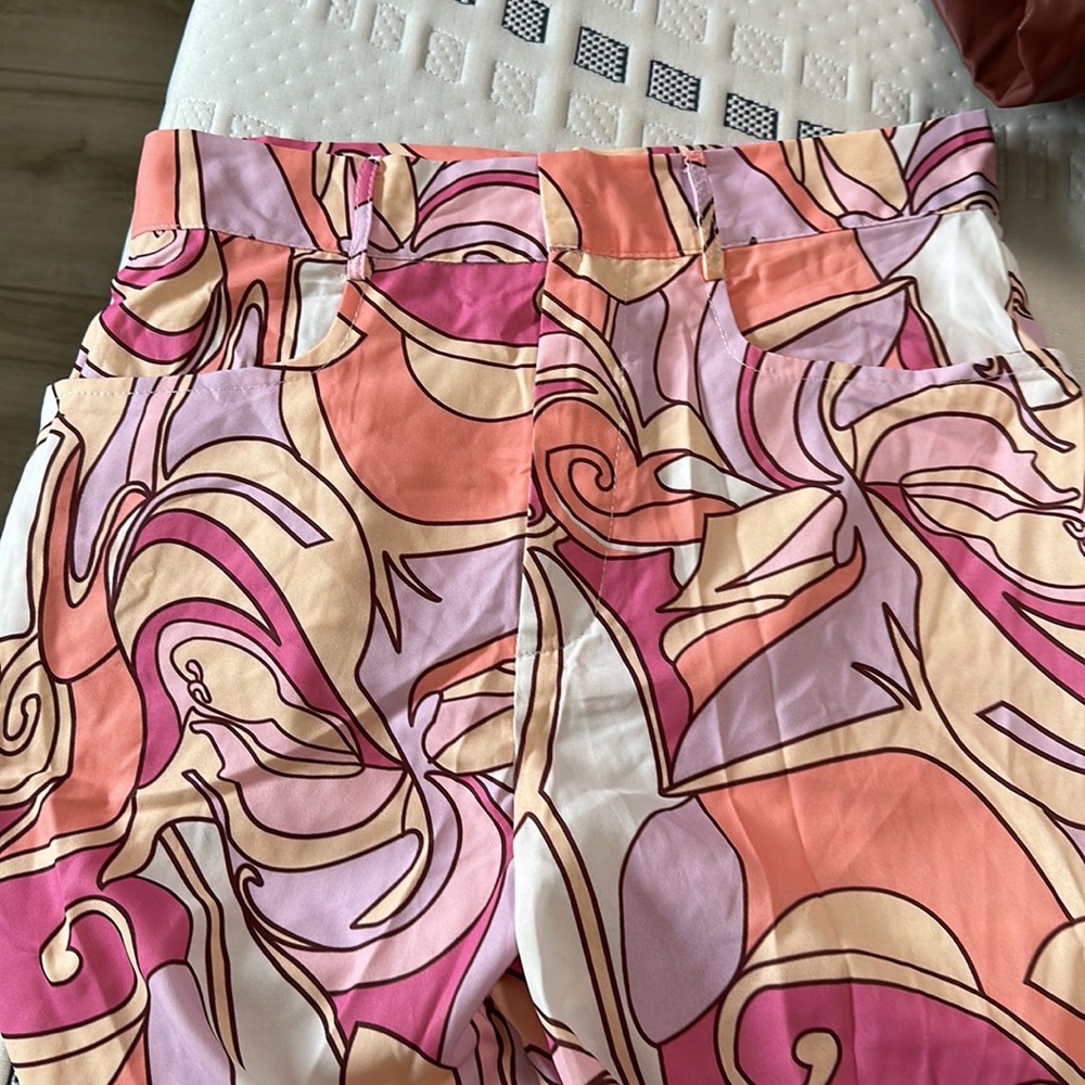 Princess Polly Elsie Pants Pink Multi - Picture 6 of 6